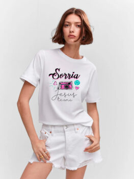 T–Shirt Sonría Jesús te ama