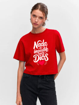 T-Shirts Nada es imposible para Dios