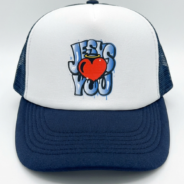 Azul marino Jesus love you