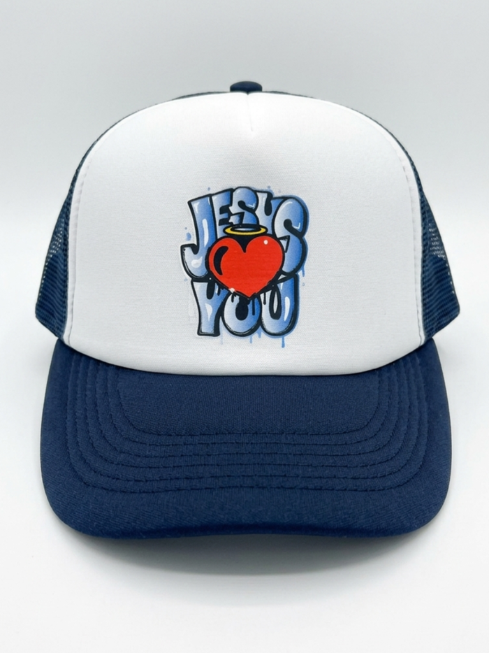 Azul marino Jesus love you Azul marino Jesus love you