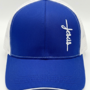 Jesús firma lateral azul B