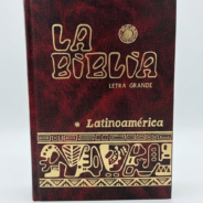 Biblia latinoamericana Letra grande frente Roja