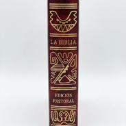 Biblia latinoamericana Letra grande lomo Roja