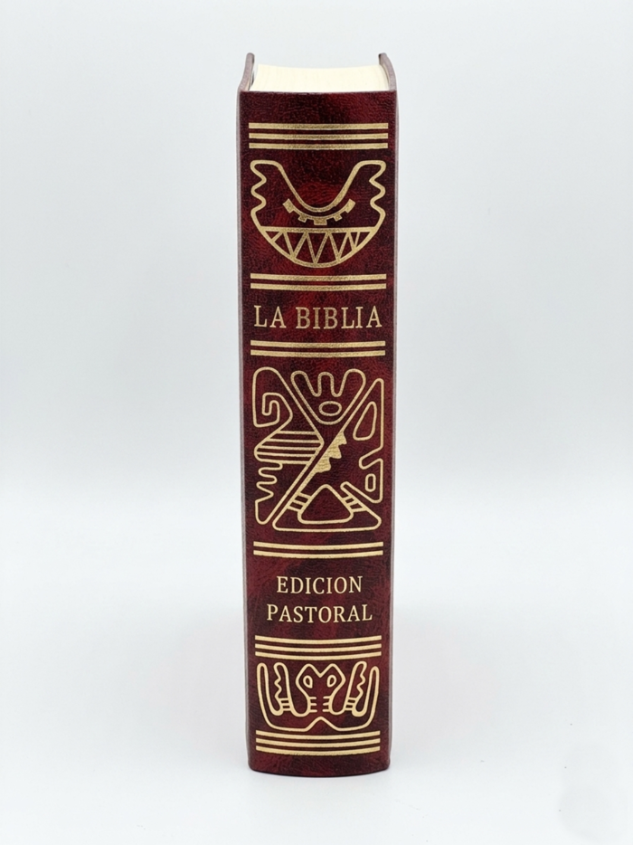 Biblia latinoamericana Letra grande lomo Roja