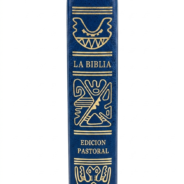 Biblia latinoamericana Letra grande lomo azul