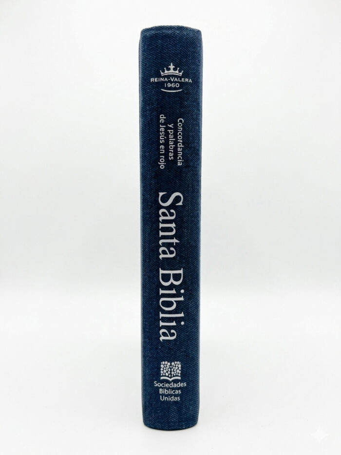 Santa Biblia concordancia y las palabras de Jesús en rojo lomo