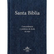 Santa Biblia concordancia y las palabras de Jesús en rojo portada