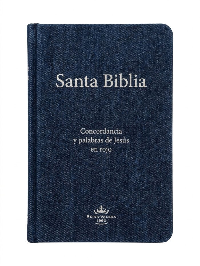 Santa Biblia concordancia y las palabras de Jesús en rojo portada